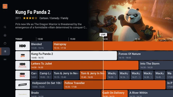 Televízny program v ModernTV s reláciami, ktoré už bežali